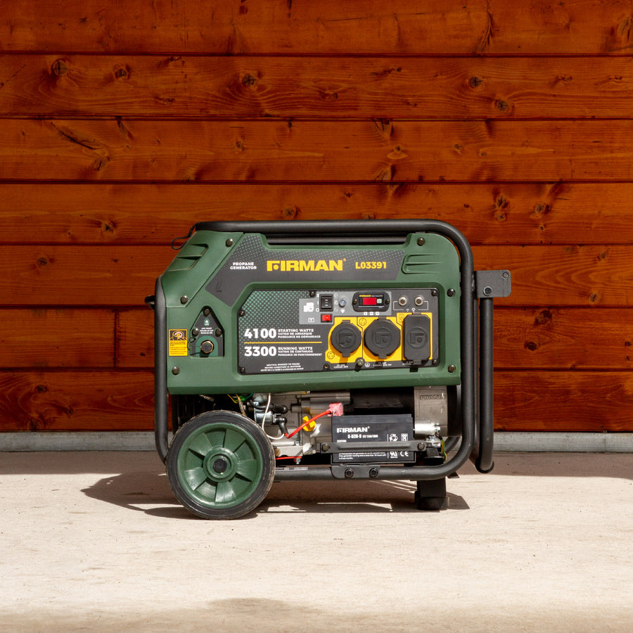 FIRMAN® LPG Portable Generator 4100W Electric Start #L03391