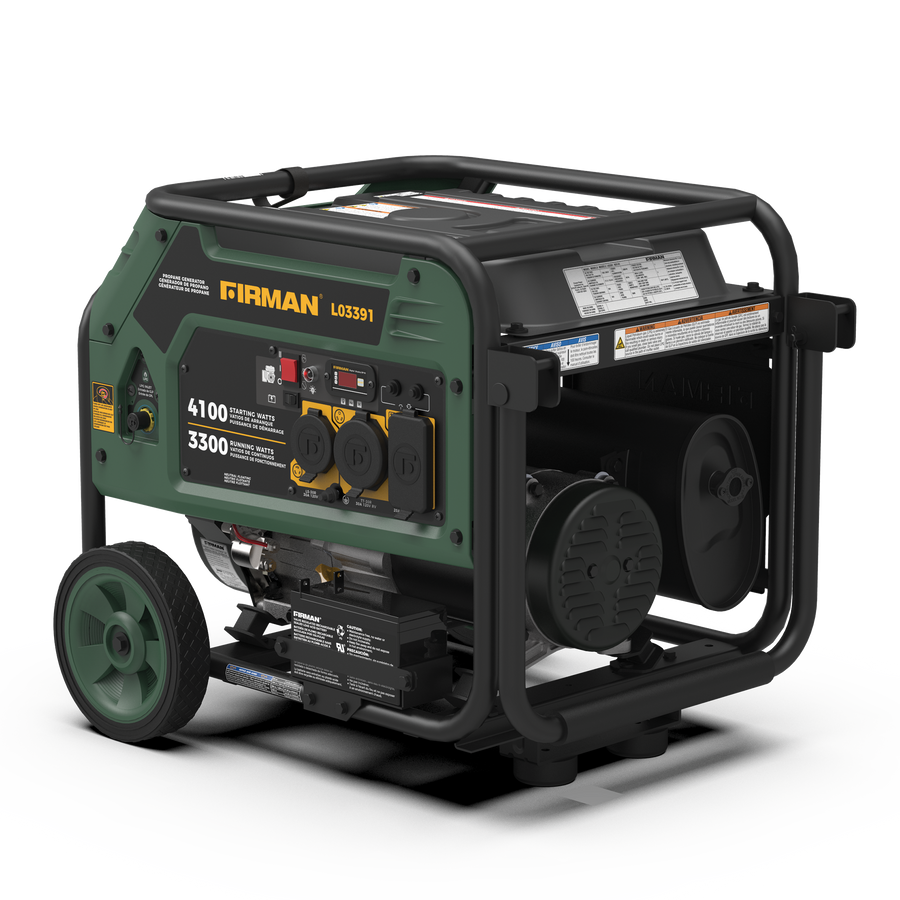 FIRMAN® LPG Portable Generator 4100W Electric Start #L03391