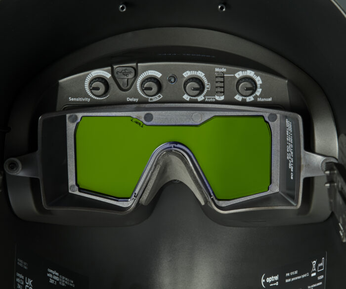 Optrel® Panoramaxx Hybrid CLT-Black: Laser-Welding Helmet