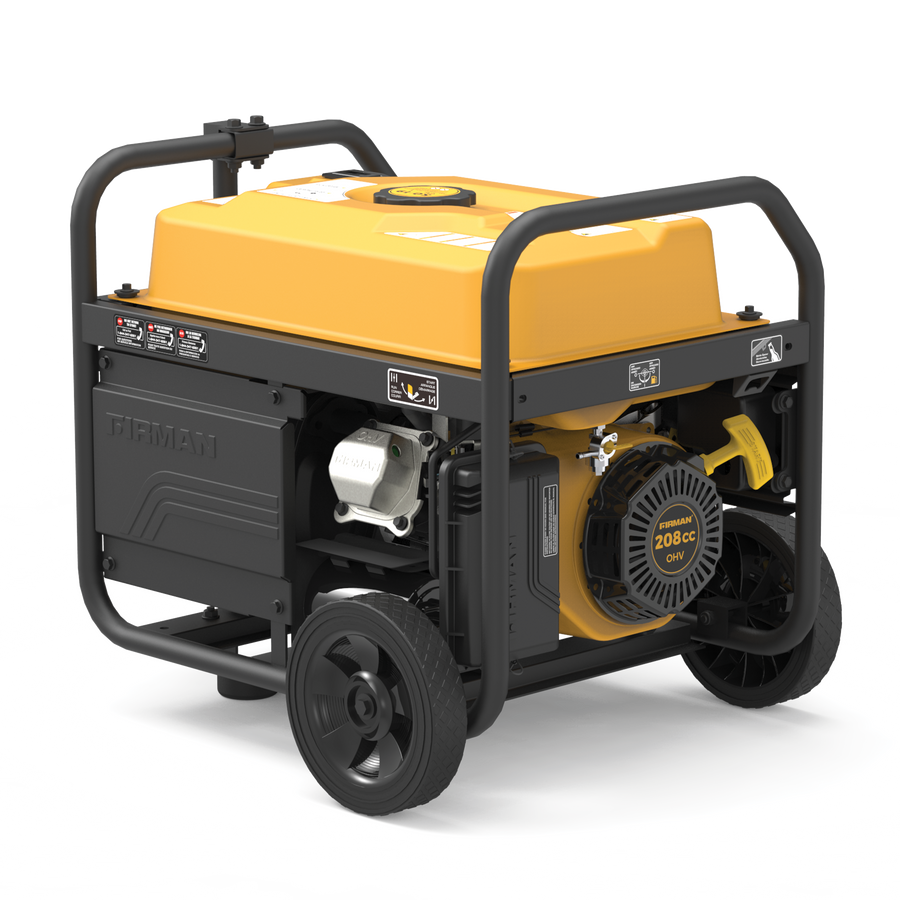 FIRMAN® Gas Portable Generator 4550W Remote Start with CO Alert #P03628