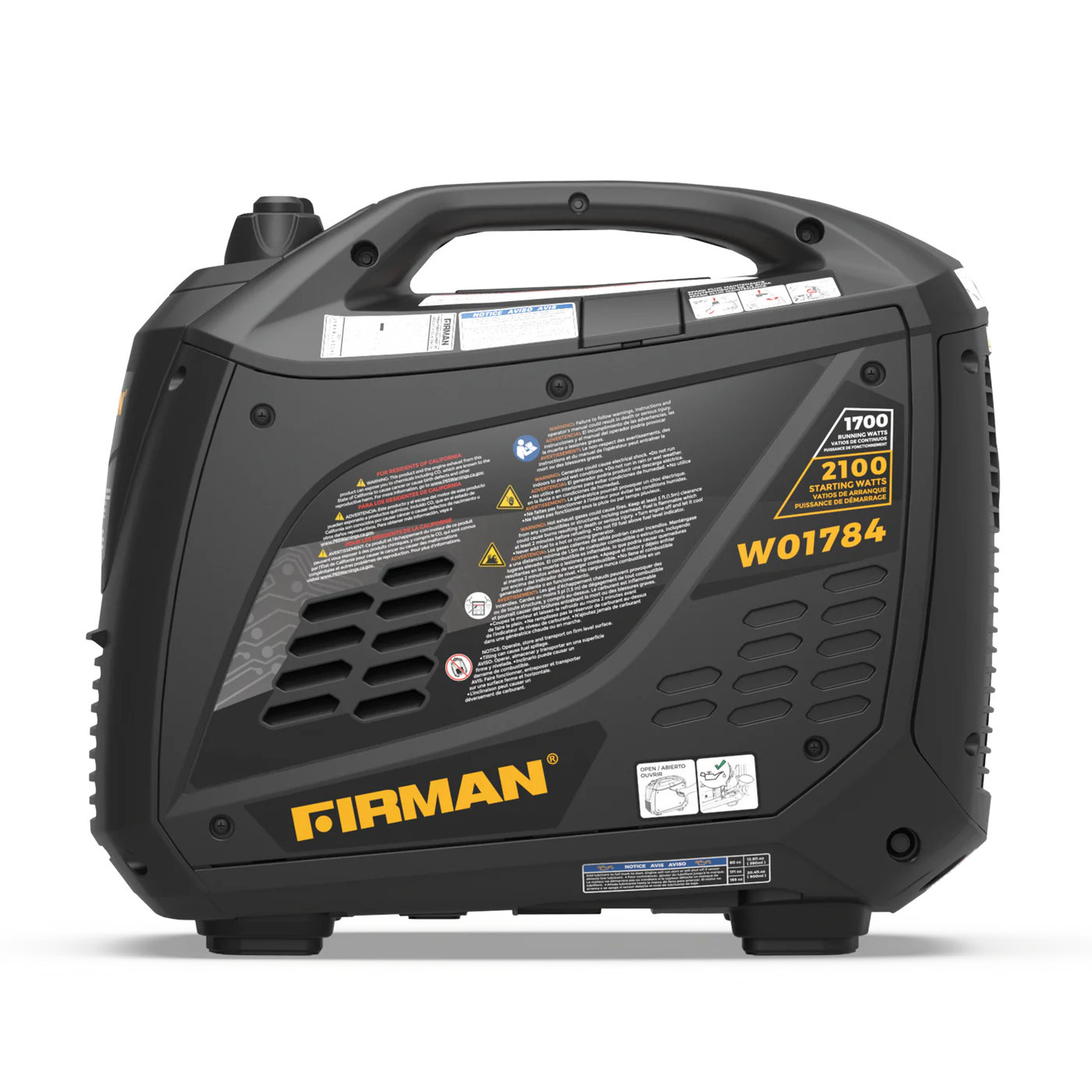 FIRMAN® Inverter Portable Generator 2100W Recoil Start #W01784