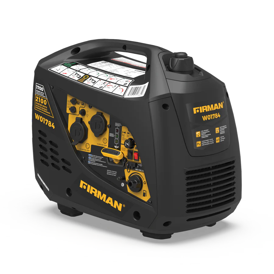 FIRMAN® Inverter Portable Generator 2100W Recoil Start #W01784