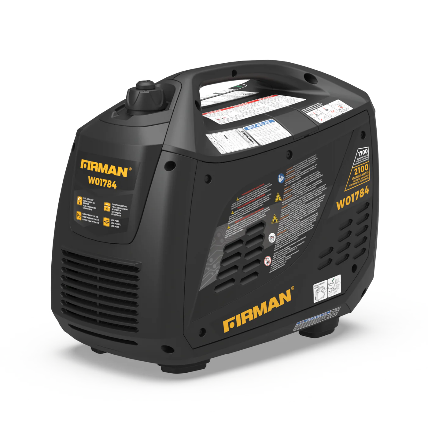 FIRMAN® Inverter Portable Generator 2100W Recoil Start #W01784