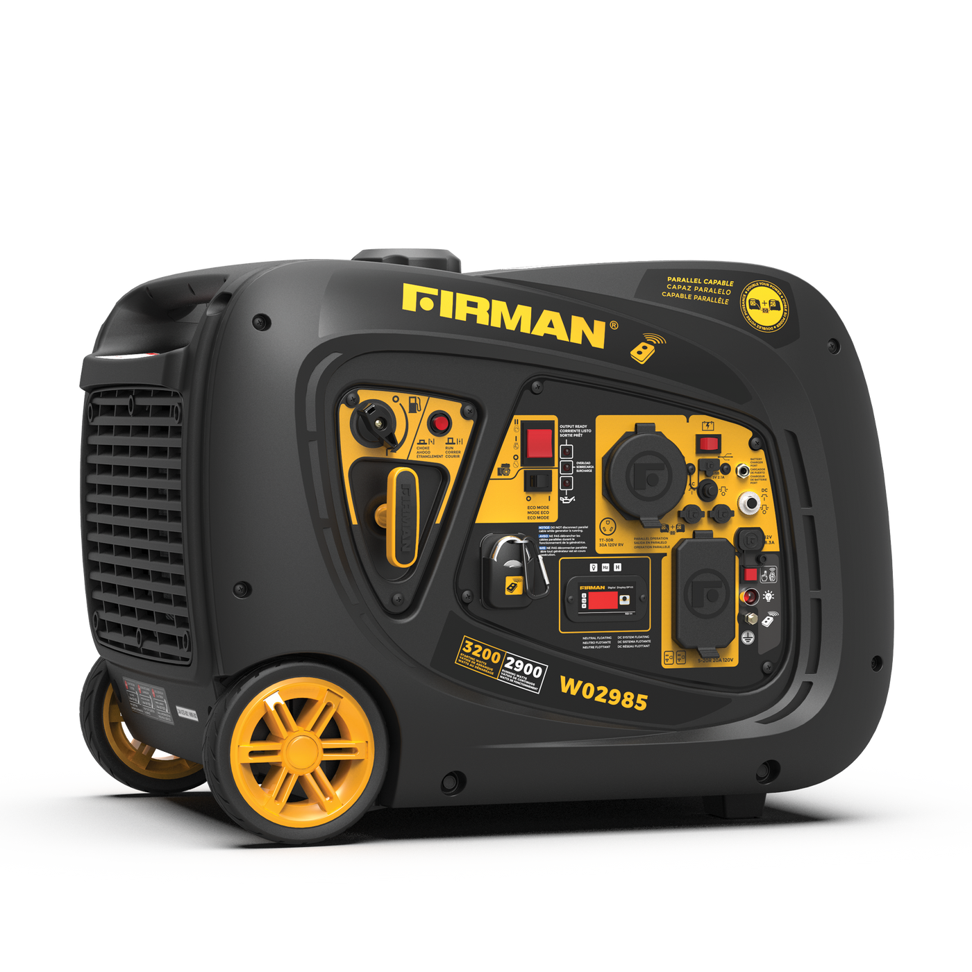FIRMAN® Inverter Portable Generator 3200W Remote Start #W02985