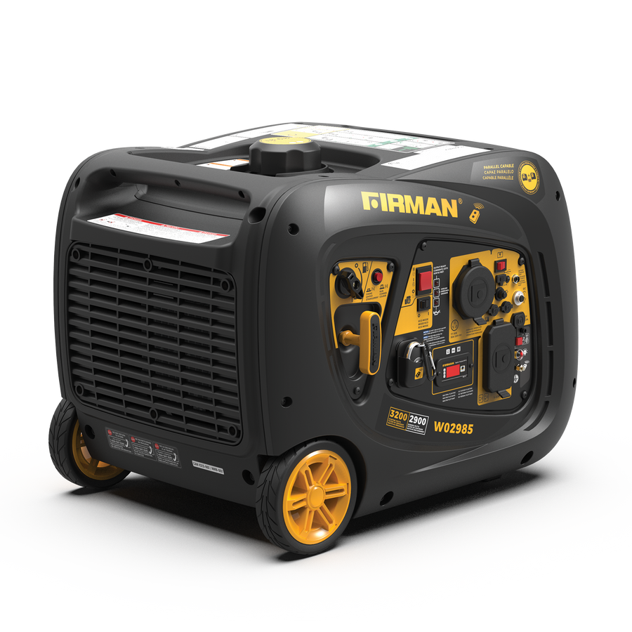 FIRMAN® Inverter Portable Generator 3200W Remote Start #W02985