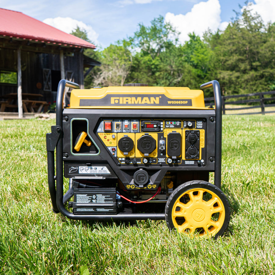 FIRMAN® Inverter Open Frame Portable Generator 4500W Remote Start with CO Alert #W03663OF