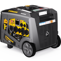 FIRMAN® Gas Inverter Portable Generator 6850/5500 Watt Remote Start 120/240V CO Alert #W05583