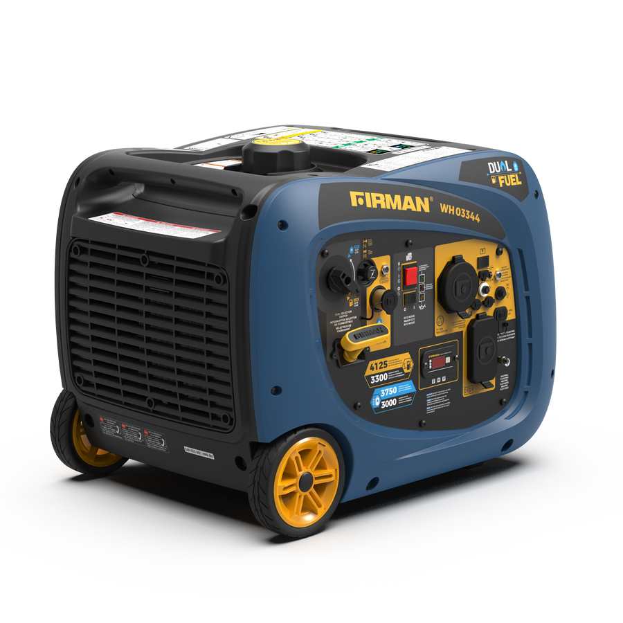FIRMAN® Dual Fuel Inverter Portable Generator 4125W Electric Start #WH03344
