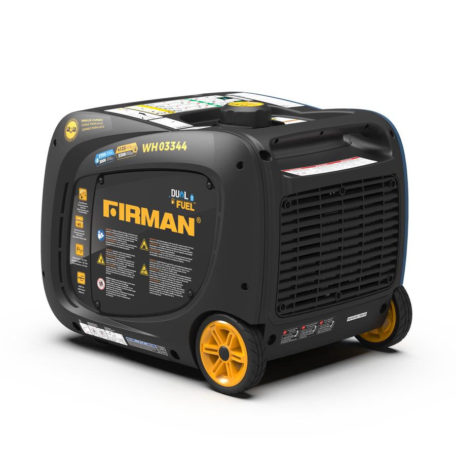 FIRMAN® Dual Fuel Inverter Portable Generator 4125W Electric Start #WH03344