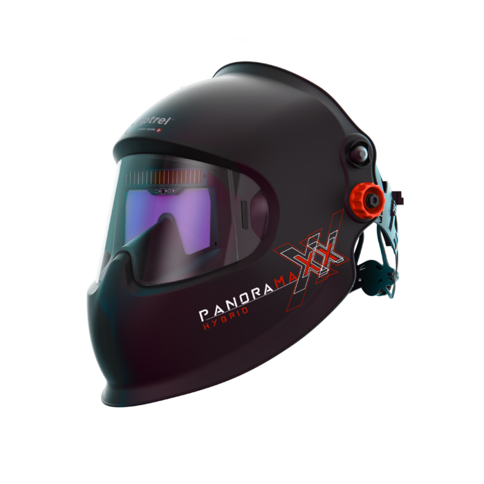 Optrel® Panoramaxx Hybrid - Black: Laser-Welding Helmet