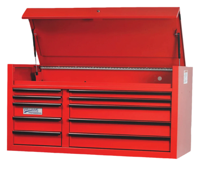 Williams #W55TC10 - 10B - 10BL - 10Y 55" Wide x 24" Deep 10-Drawer Tool Chest, Professional Series
