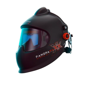 Optrel® Panoramaxx Pure Air Hybrid-Black: Fresh Air Laser-Welding Helmet (e3000/X)