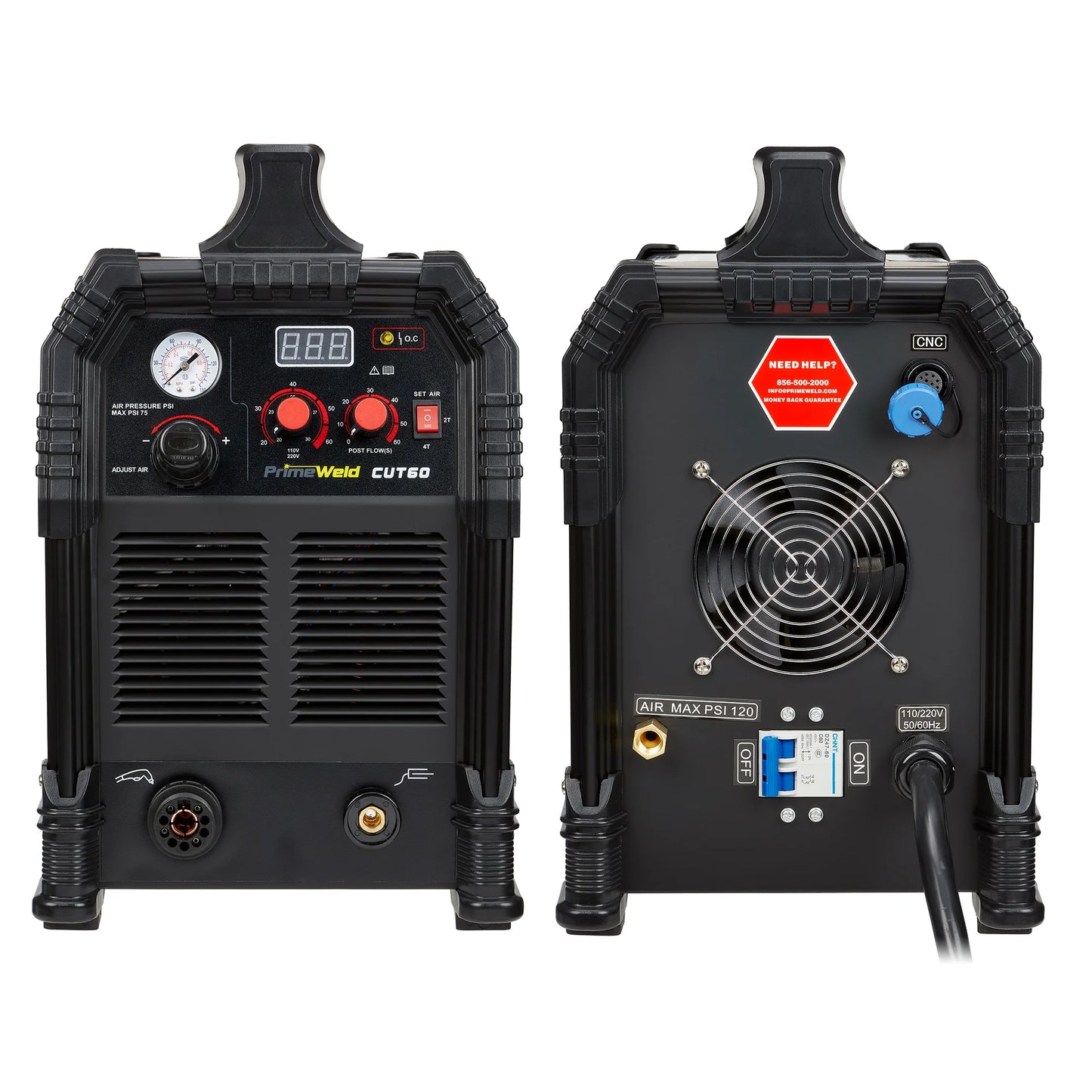 PrimeWeld CUT60 Dual Voltage 110v/220v 60-Amp Plasma Cutter