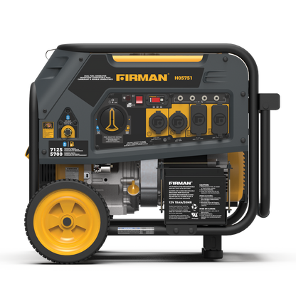 FIRMAN® Dual Fuel Portable Generator 5700W Electric Start 120/240V #H05751