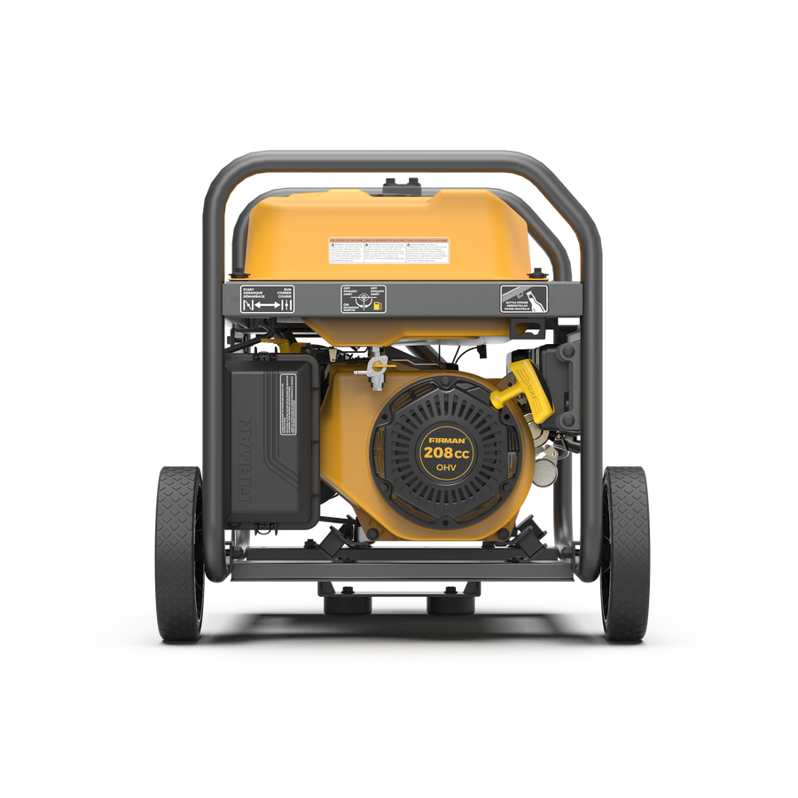 FIRMAN® Gas Portable Generator 4450W Recoil Start 120V with CO alert #P03504