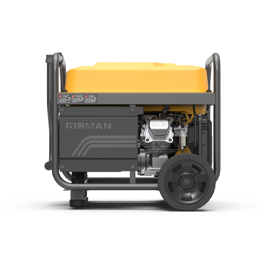 FIRMAN® Gas Portable Generator 4450W Recoil Start 120V with CO alert #P03504