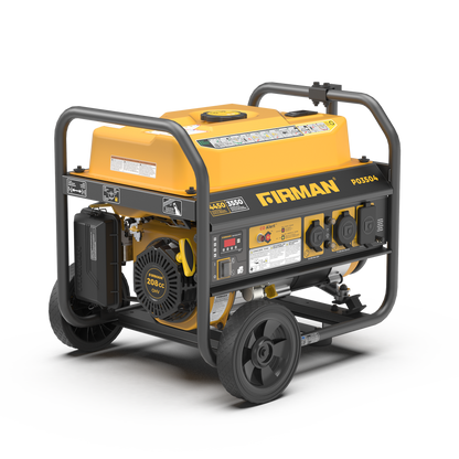 FIRMAN® Gas Portable Generator 4450W Recoil Start 120V with CO alert #P03504