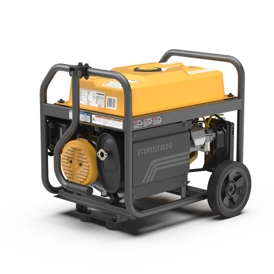 FIRMAN® Gas Portable Generator 4450W Recoil Start 120V with CO alert #P03504