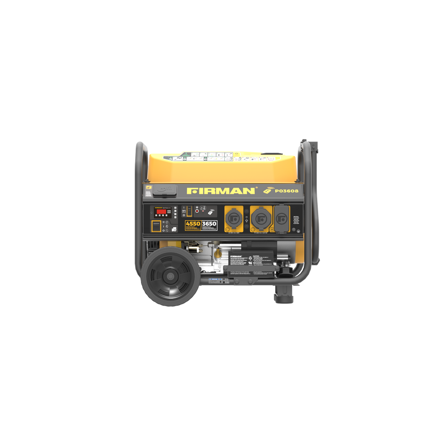 FIRMAN® Gas Portable Generator 4550W  Remote Start 120V #P03608