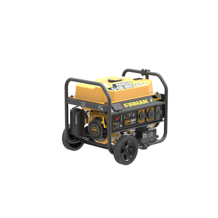 FIRMAN® Gas Portable Generator 4550W  Remote Start 120V #P03608