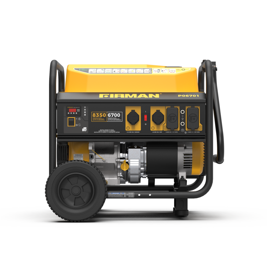 FIRMAN® Gas Portable Generator 8350W Recoil Start 120/240V #P06701