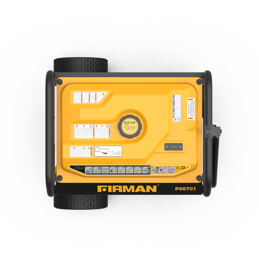 FIRMAN® Gas Portable Generator 8350W Recoil Start 120/240V #P06701