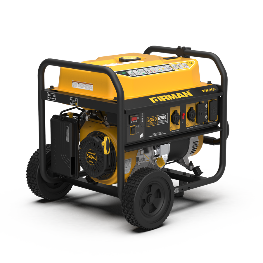 FIRMAN® Gas Portable Generator 8350W Recoil Start 120/240V #P06701