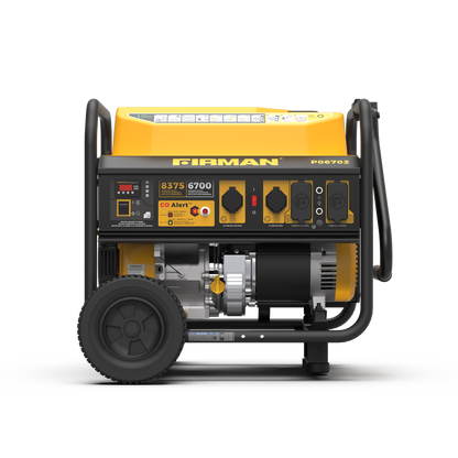 FIRMAN® Gas Portable Generator 8350W Recoil Start 120/240V With CO Alert #P06702
