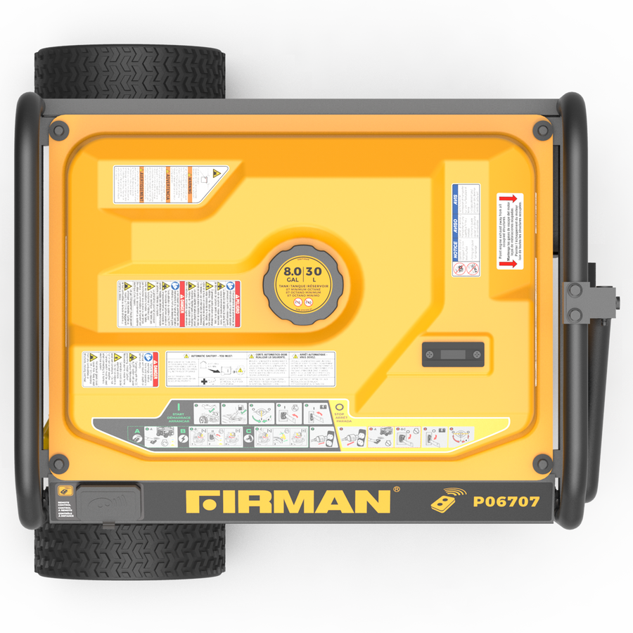 FIRMAN® Gas Portable Generator 8375W Remote Start 120/240V #P06707