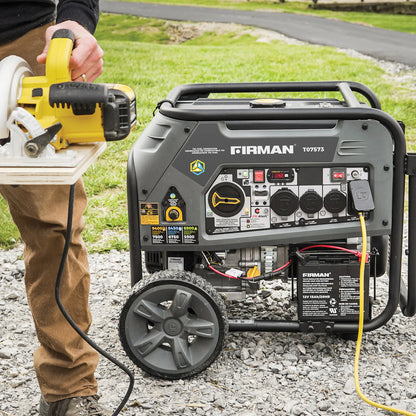 FIRMAN® Tri Fuel Portable Generator 9400W Electric Start 120/240V with CO Alert #T07573