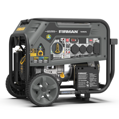 FIRMAN® Tri Fuel Portable Generator 9400W Electric Start 120/240V with CO Alert #T07573