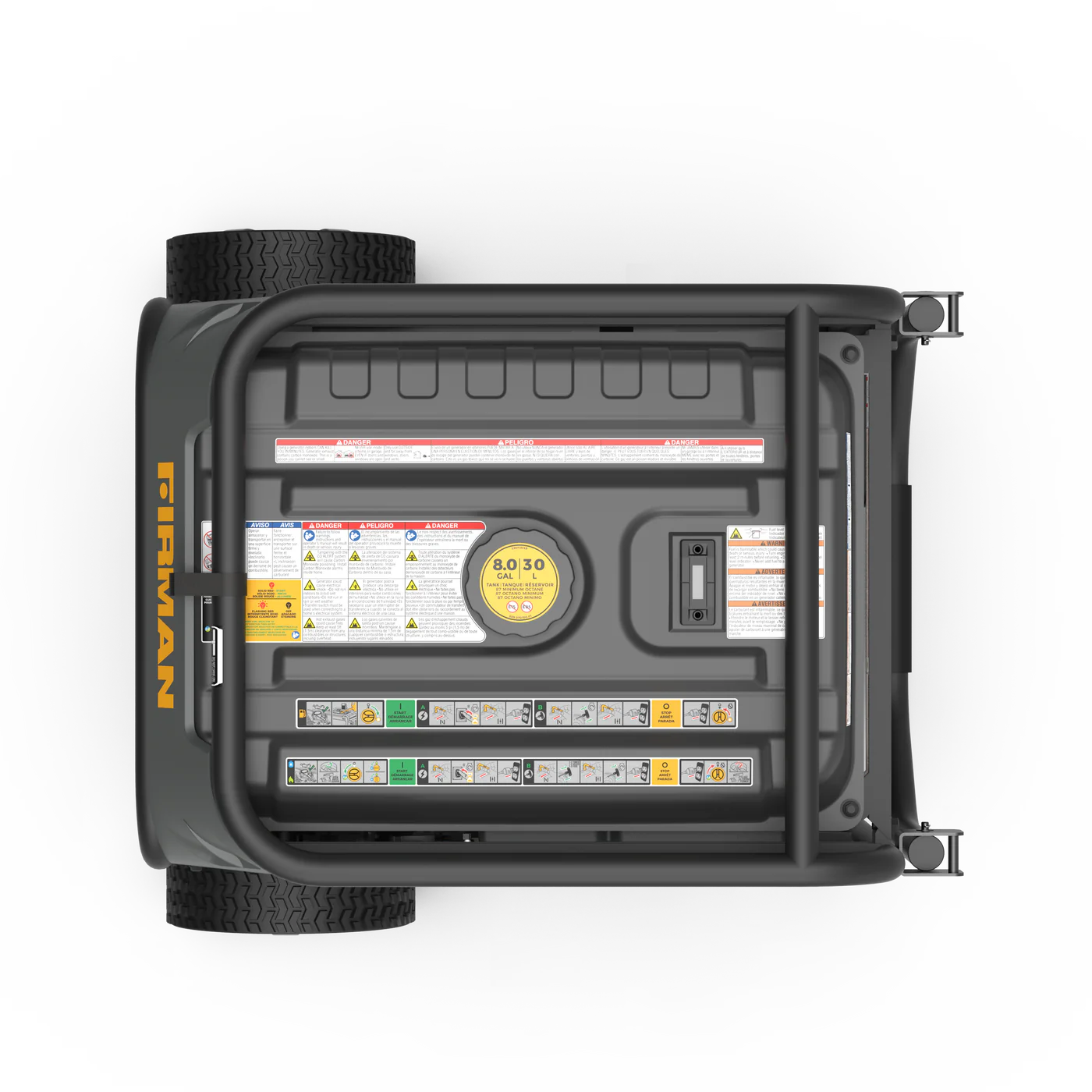 FIRMAN® Tri Fuel Portable Generator 9400W Electric Start 120/240V with CO Alert #T07573