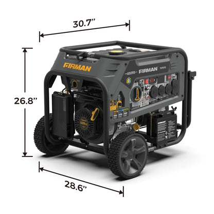 FIRMAN® Tri Fuel Portable Generator 9400W Electric Start 120/240V with CO Alert #T07573