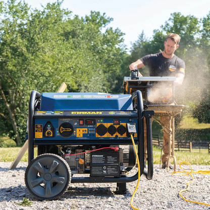 FIRMAN® Tri Fuel Portable Generator 11400W Electric Start 120V/240V with CO Alert #T09275