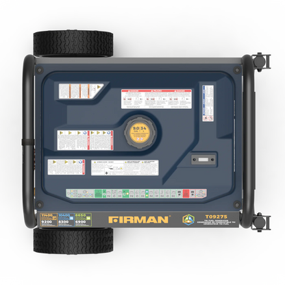 FIRMAN® Tri Fuel Portable Generator 11400W Electric Start 120V/240V with CO Alert #T09275