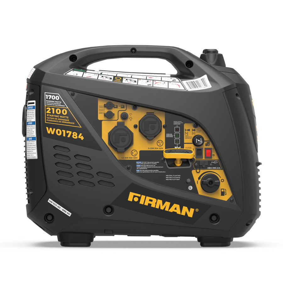 FIRMAN® Inverter Portable Generator 2100W Recoil Start #W01781