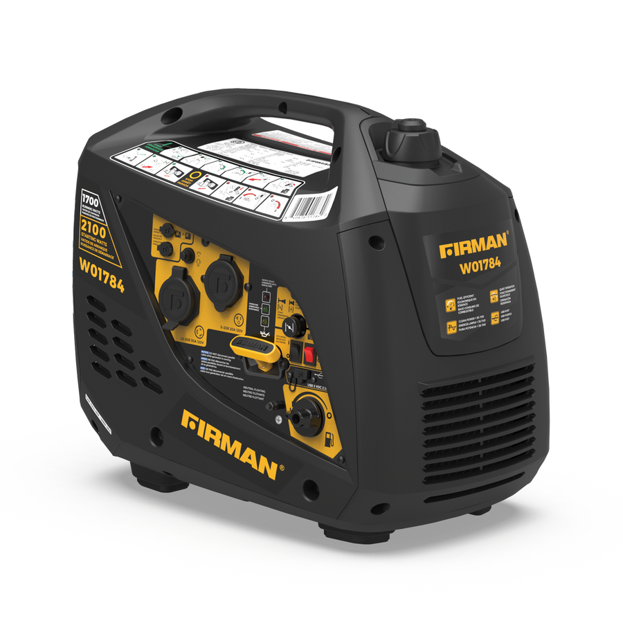 FIRMAN® Inverter Portable Generator 2100W Recoil Start #W01781