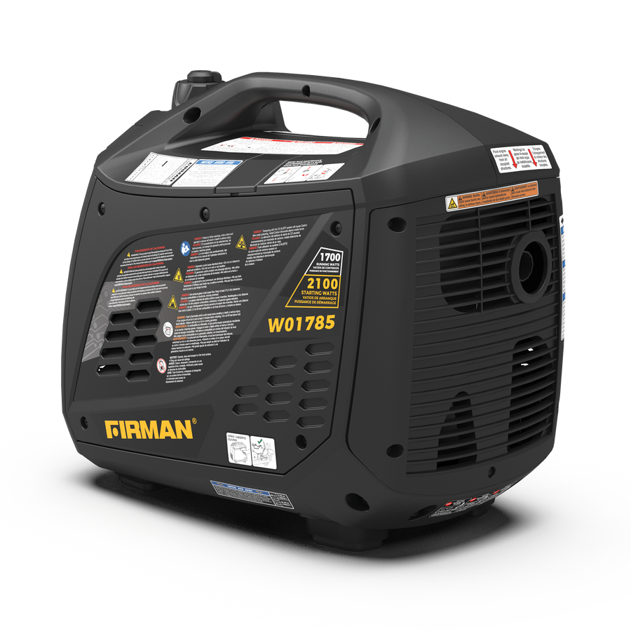 FIRMAN® Inverter Portable Generator 2100W Recoil Start with CO Alert #W01785
