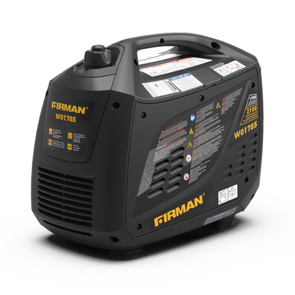 FIRMAN® Inverter Portable Generator 2100W Recoil Start with CO Alert #W01785