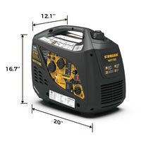 FIRMAN® Inverter Portable Generator 2100W Recoil Start with CO Alert #W01785