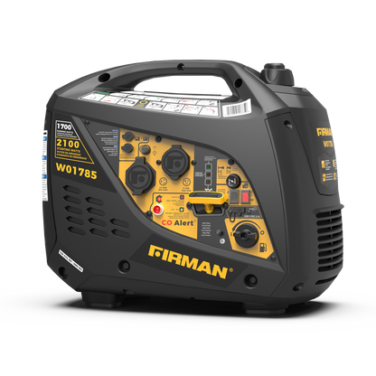 FIRMAN® Inverter Portable Generator 2100W Recoil Start with CO Alert #W01785