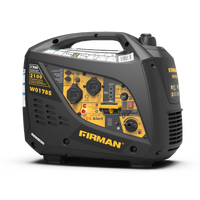 FIRMAN® Inverter Portable Generator 2100W Recoil Start with CO Alert #W01785