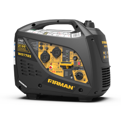 FIRMAN® Inverter Portable Generator 2100W Recoil Start with CO Alert #W01785