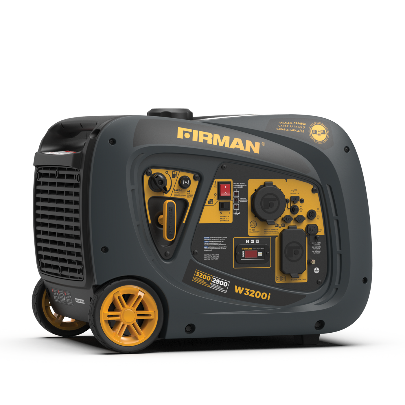 FIRMAN® Inverter Portable Generator 3200W Recoil Start #W02981