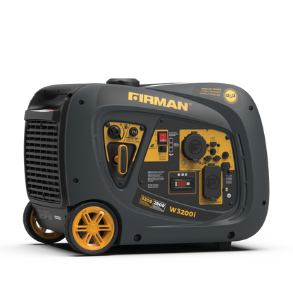 FIRMAN® Inverter Portable Generator 3200W Recoil Start #W02981