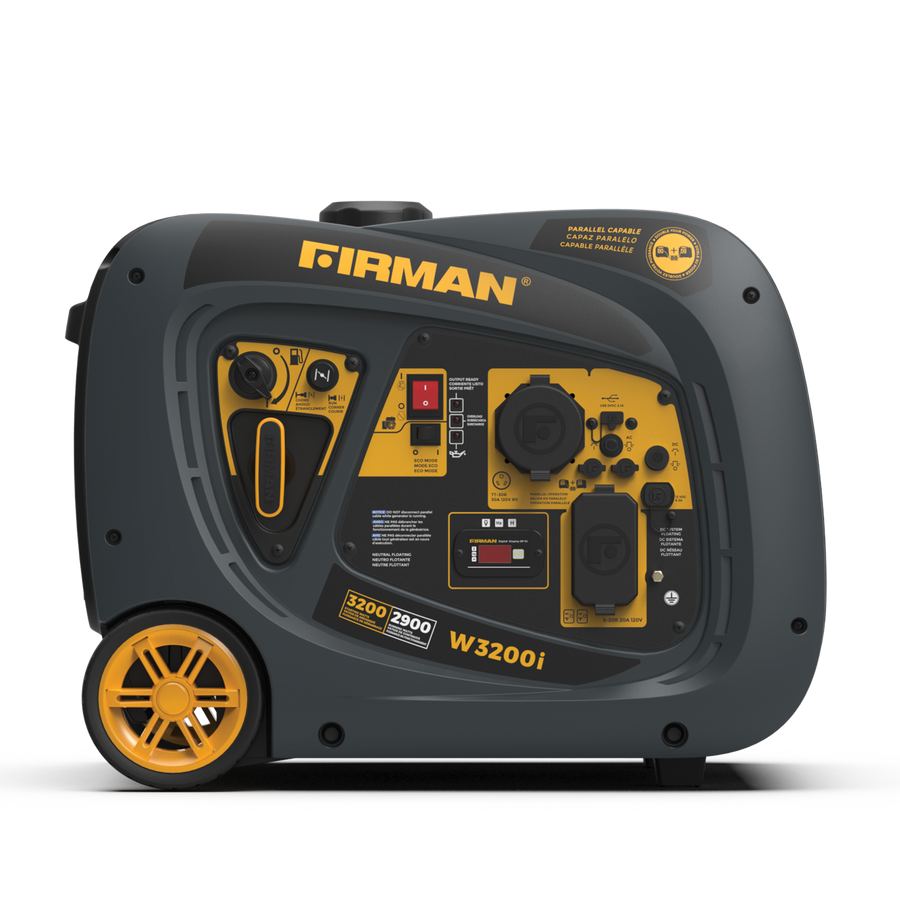 FIRMAN® Inverter Portable Generator 3200W Recoil Start #W02981