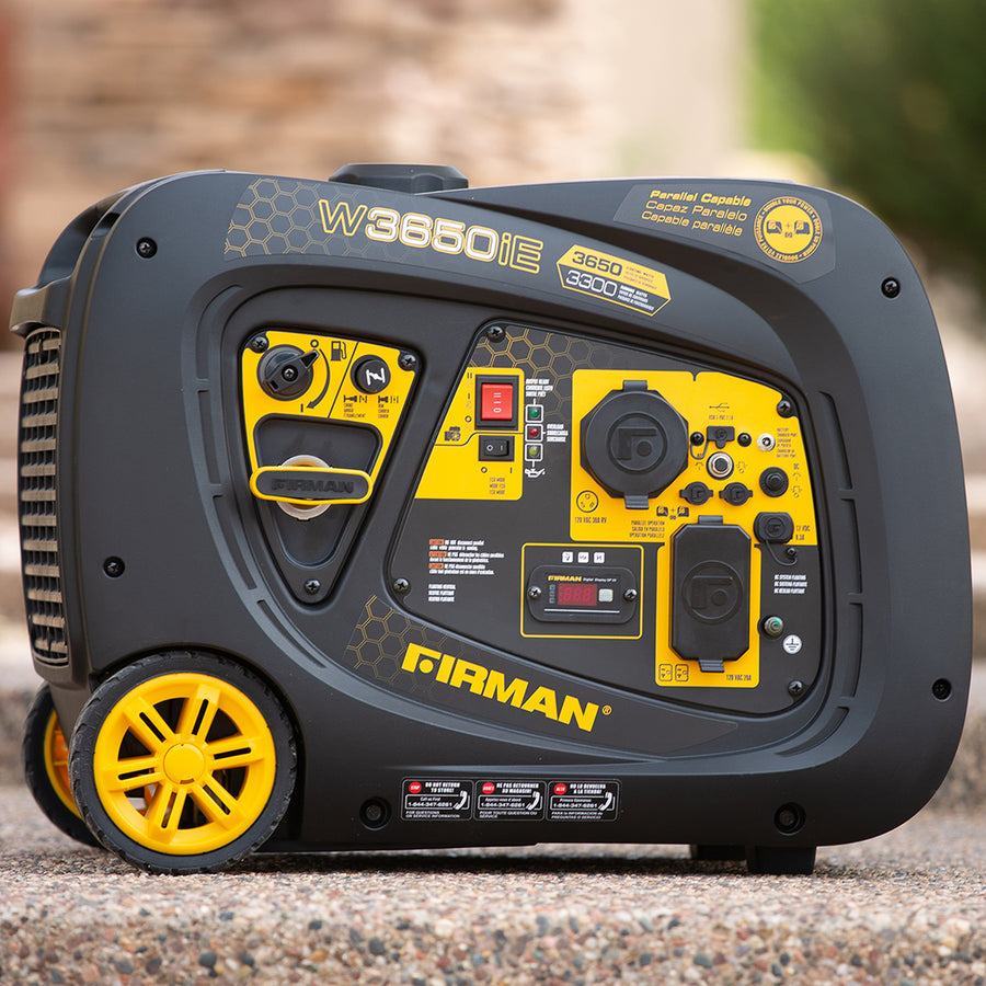 FIRMAN® Gas Inverter Portable Generator 3650W Electric Start #W03382
