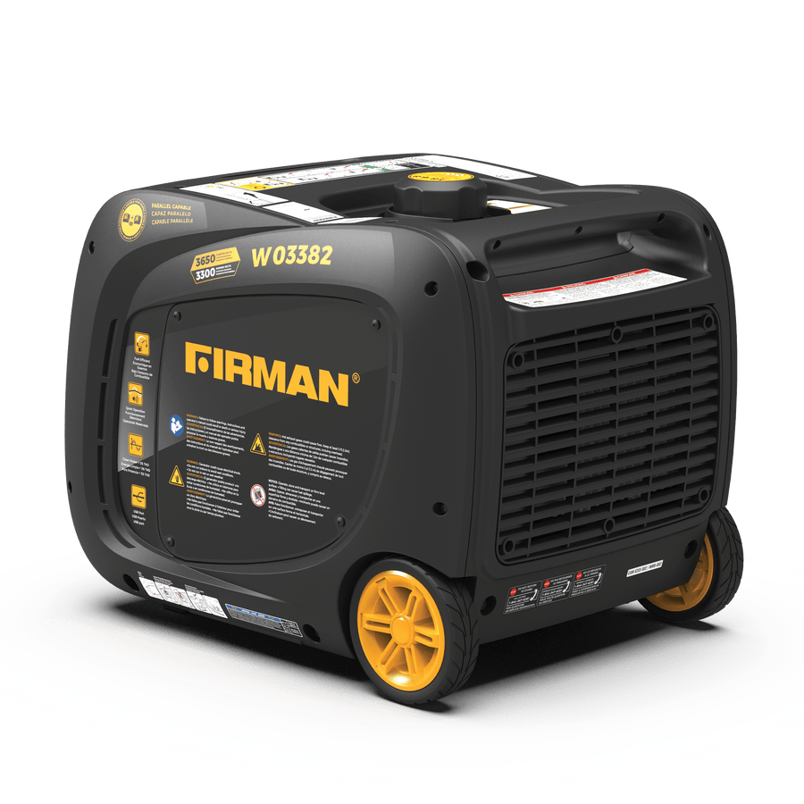 FIRMAN® Gas Inverter Portable Generator 3650W Electric Start #W03382