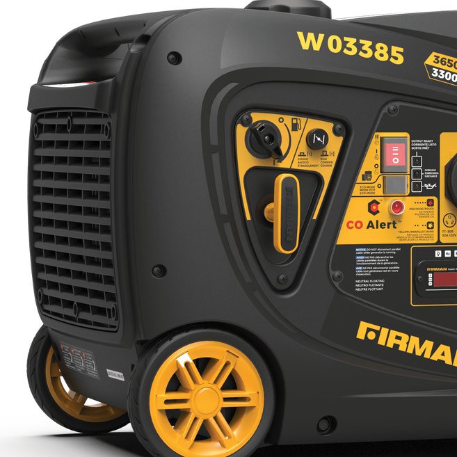 FIRMAN® Inverter Portable Generator 3650W With CO Alert #W03385