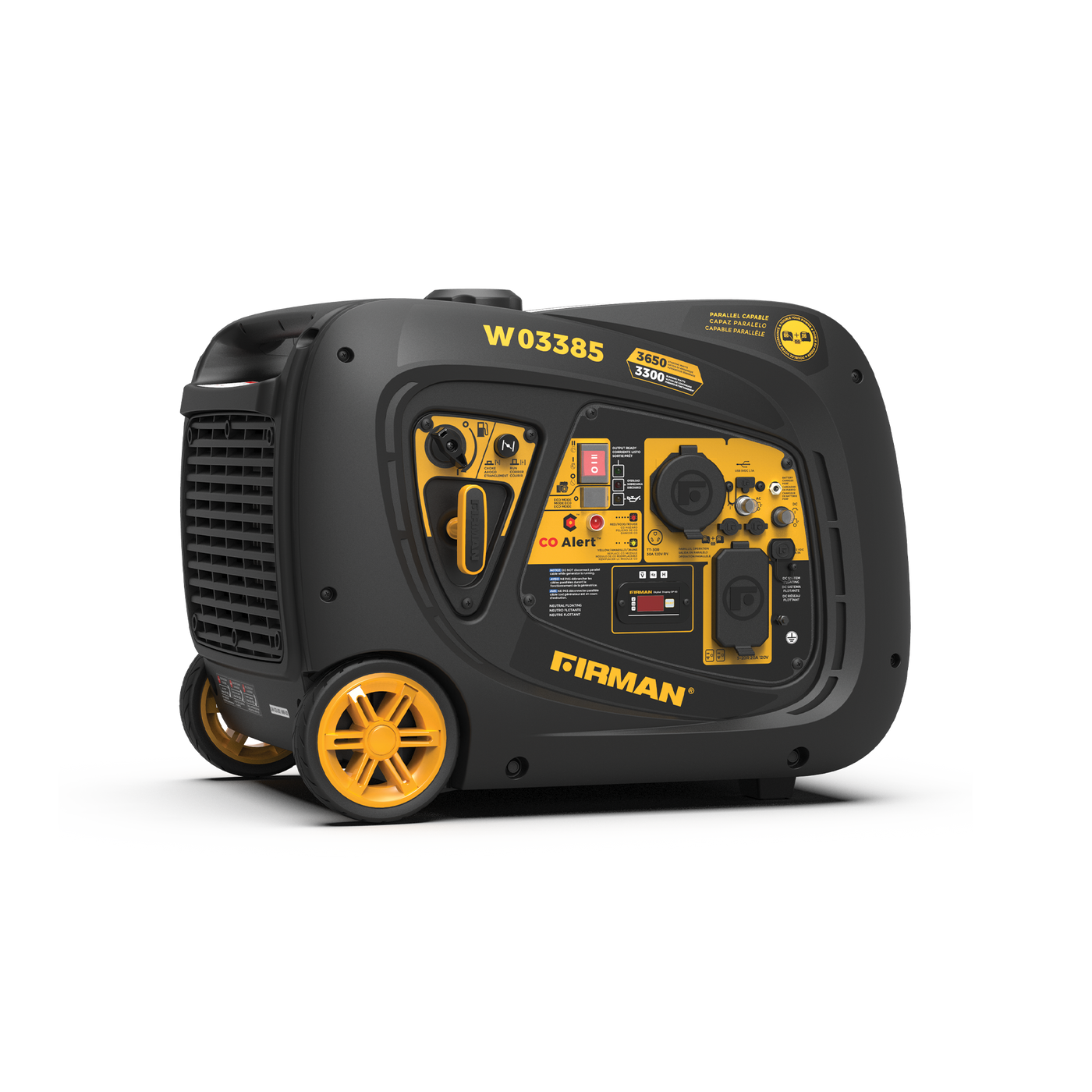 FIRMAN® Inverter Portable Generator 3650W With CO Alert #W03385